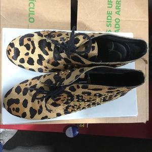 Animal Print Studded Bootie